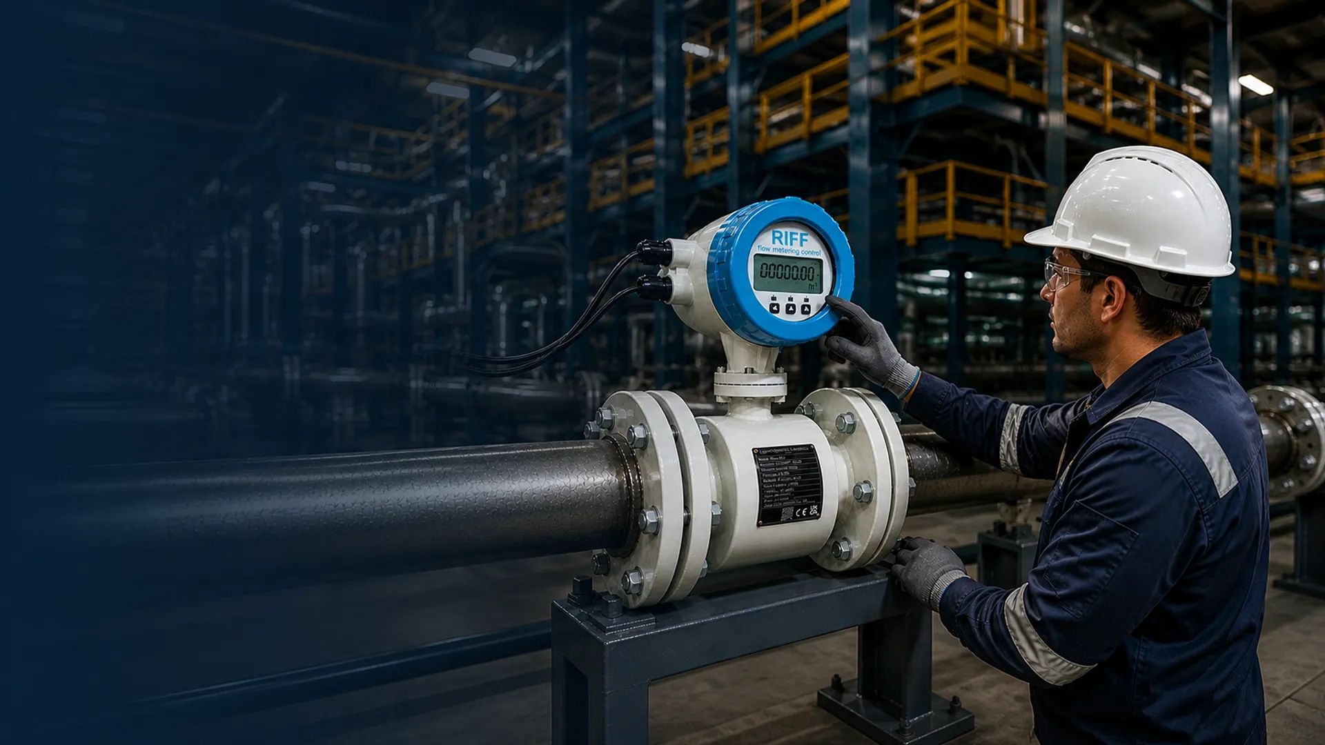 Instalación industrial Riff de medición y tratamiento de fluidos