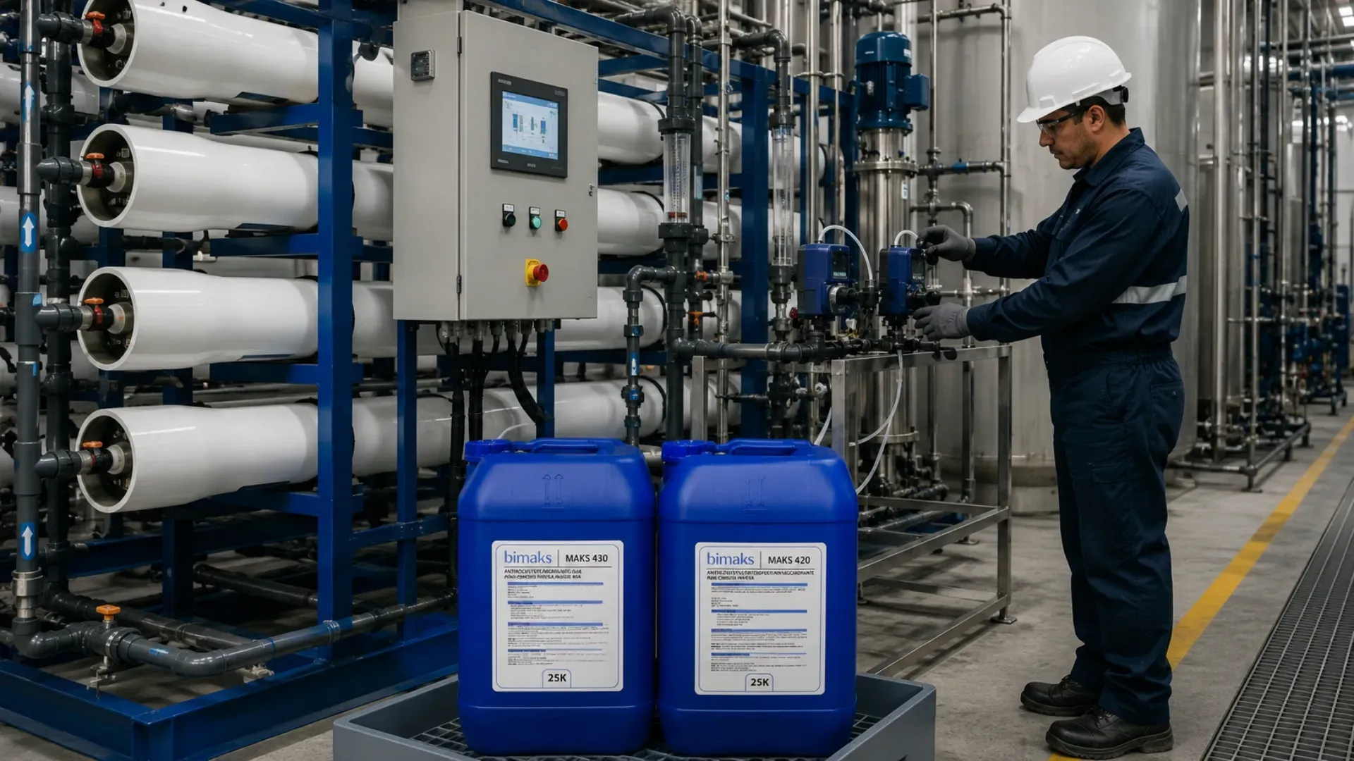 Estantería de productos químicos industriales