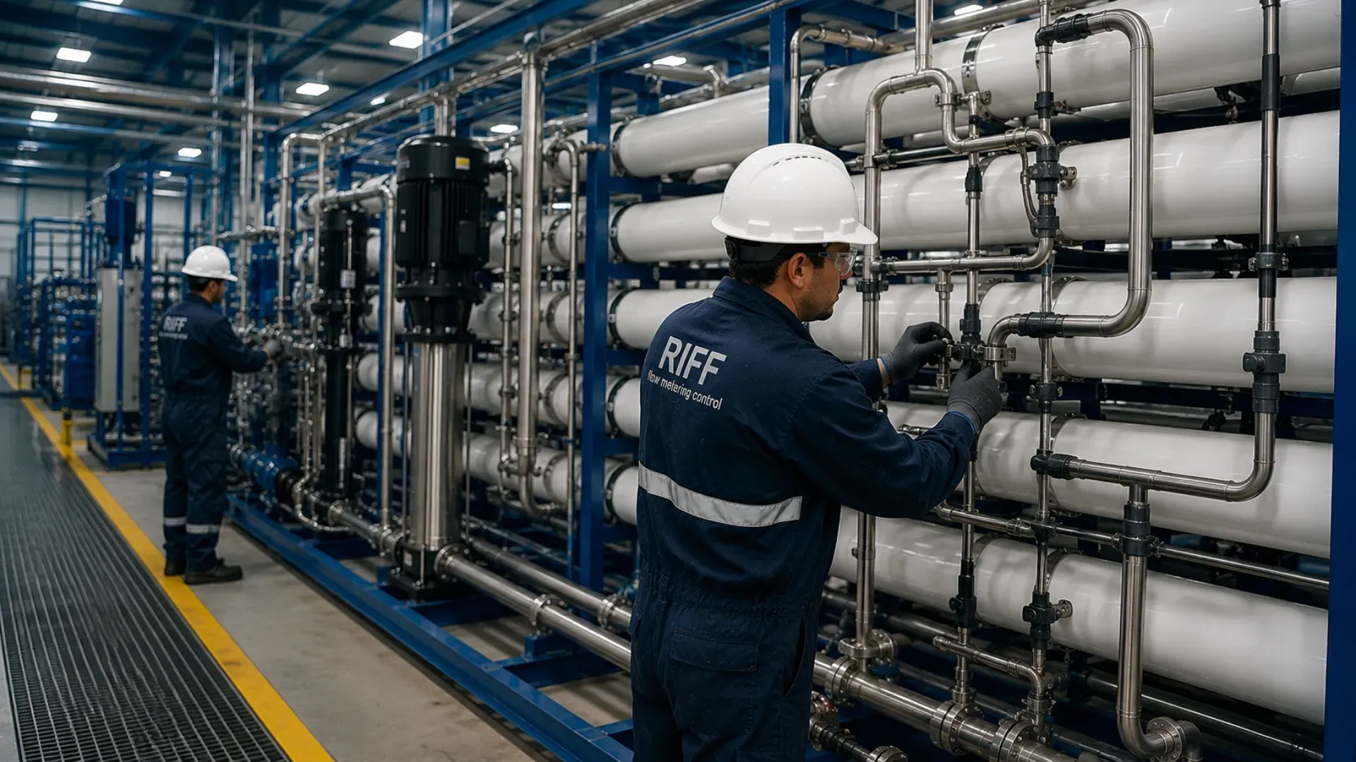 Sistema de tratamiento de agua industrial
